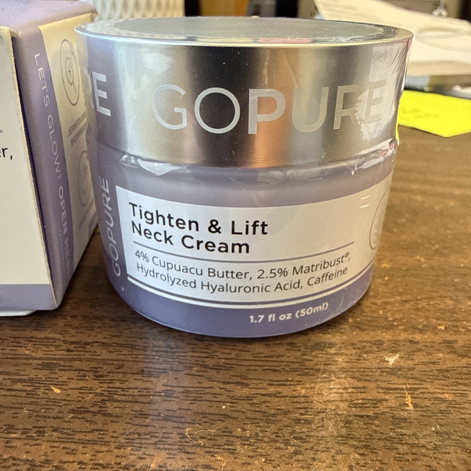 New & Sealed Go Pure Tighten & Lift Neck Firming Cream 1.7 Oz 50ml Exp. 3/2028 New & Sealed Go Pure Tighten & Lift Neck Firming Cream 1.7 Oz 50ml Exp. 3/2028