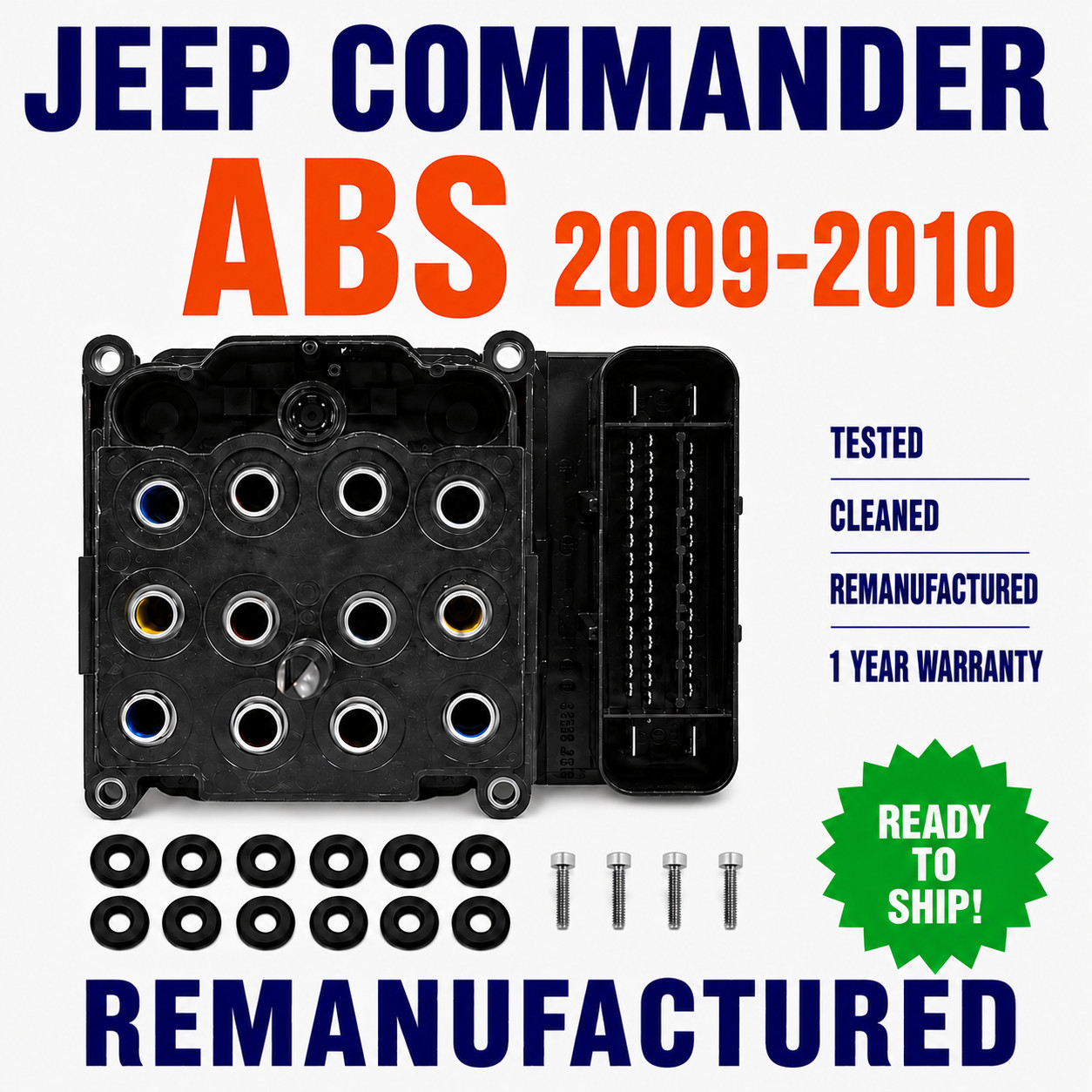 68046389AA OEM Anti-Lock ABS Mopar® Control Module 2009-2010 Jeep Commander 68046389AA OEM Anti-Lock ABS Mopar® Control Module 2009-2010 Jeep Commander