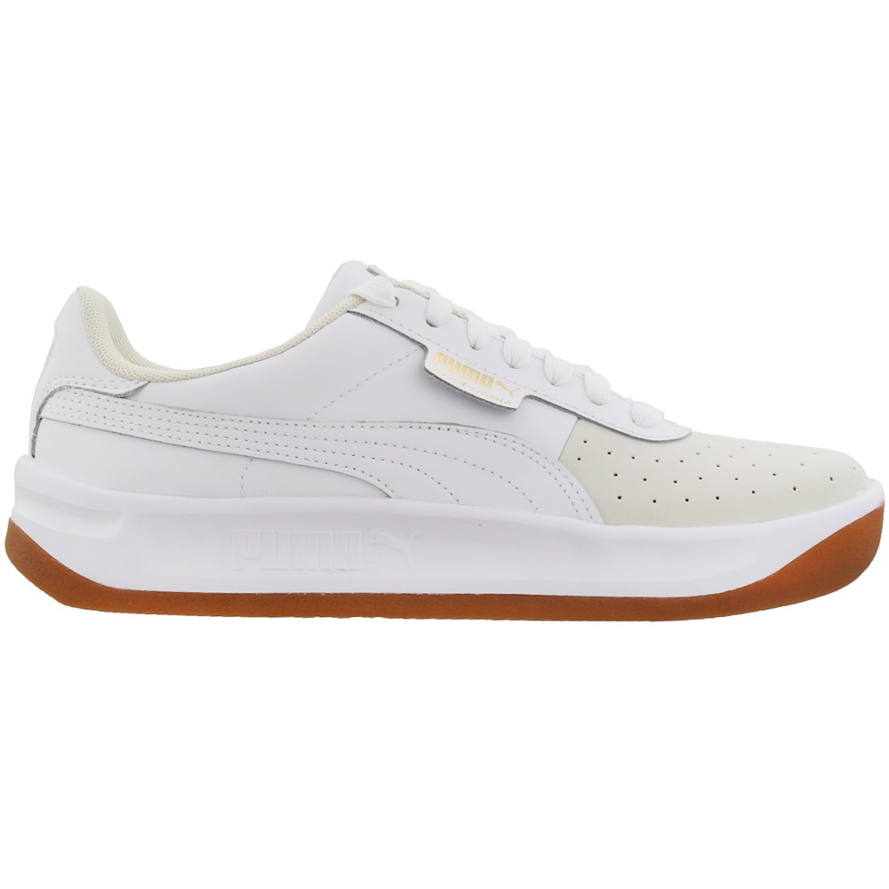 PUMA California Exotic Perforated Lace Up Womens White Sneakers Casual Shoes 36 PUMA California Exotic Perforated Lace Up Womens White Sneakers Casual Shoes 36