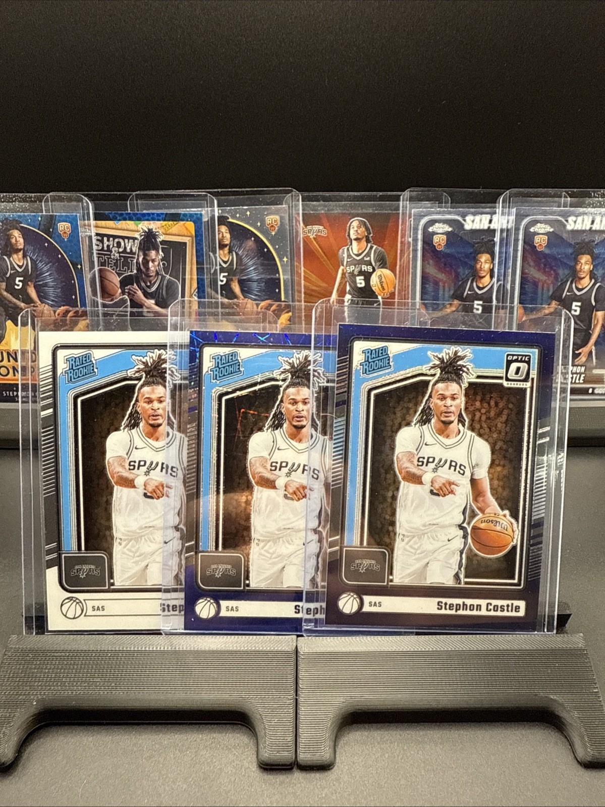 24-25 Panini Donruss Optic - Rated Rookie Stephon Castle 24-25 Topps Chrome Lot