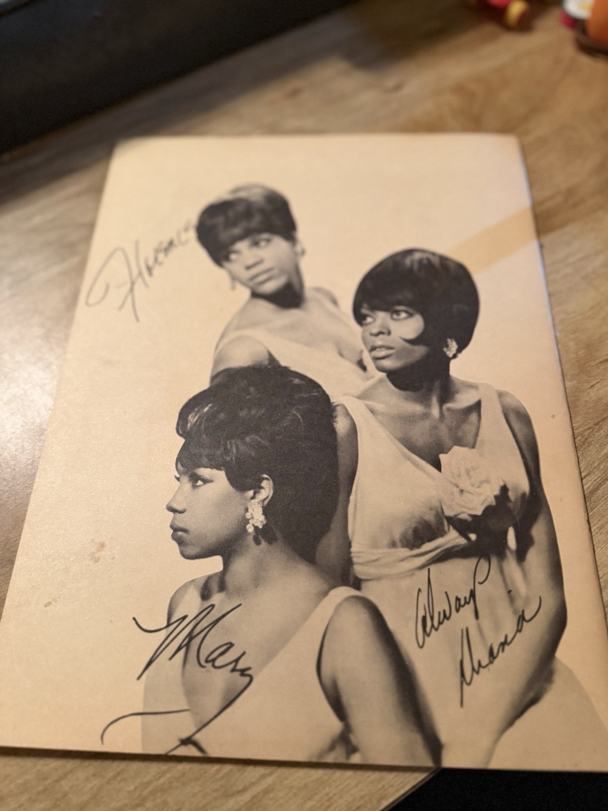 Vintage The Supremes Souvenir Concert Program Diana Ross Mary Wilson Florence Ba Vintage The Supremes Souvenir Concert Program Diana Ross Mary Wilson Florence Ba