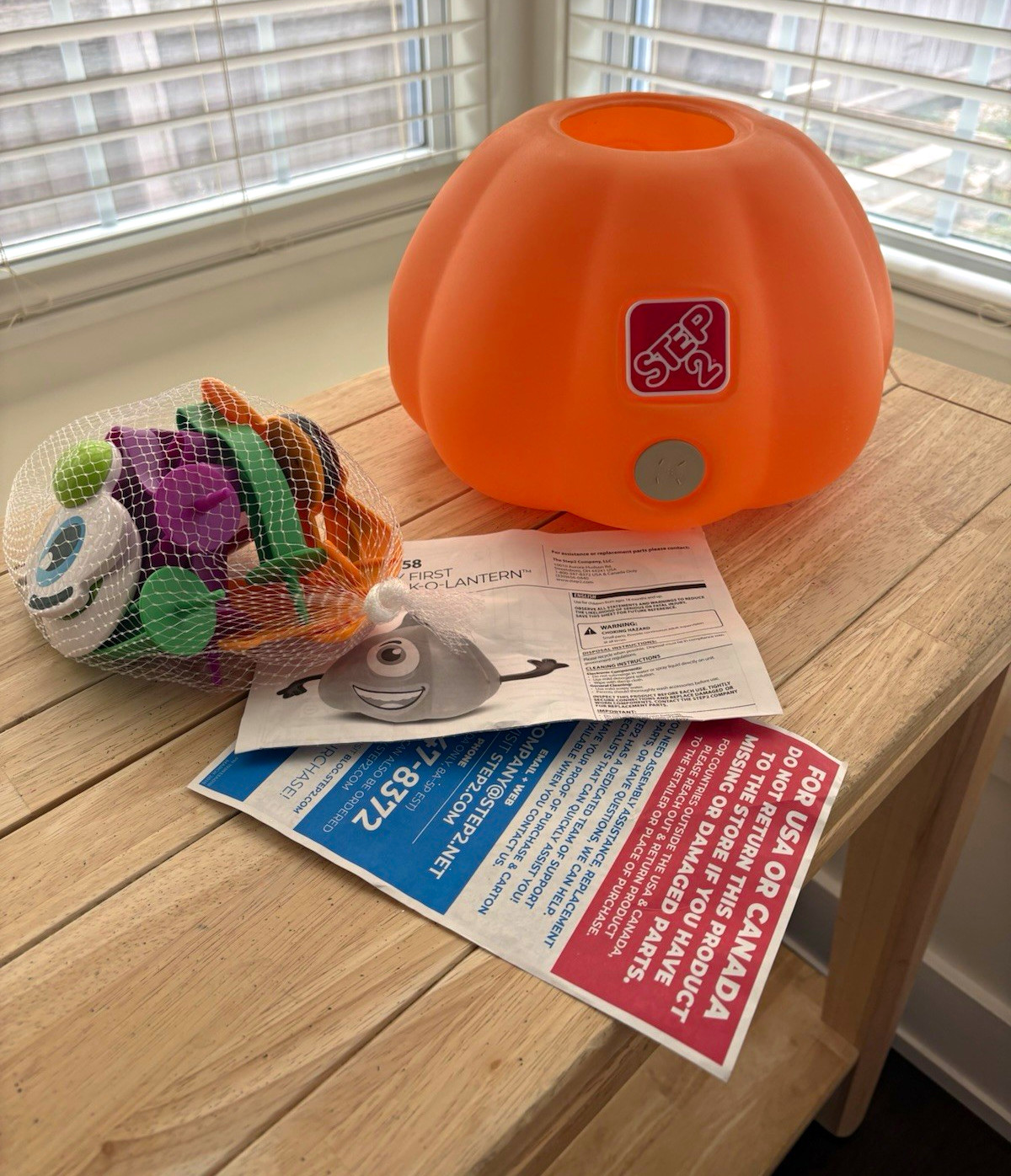 NEW INCOMPLETE Step2 My First Jack-O-Lantern Pumpkin Toy Light & Sound MPN 4858 NEW INCOMPLETE Step2 My First Jack-O-Lantern Pumpkin Toy Light & Sound MPN 4858