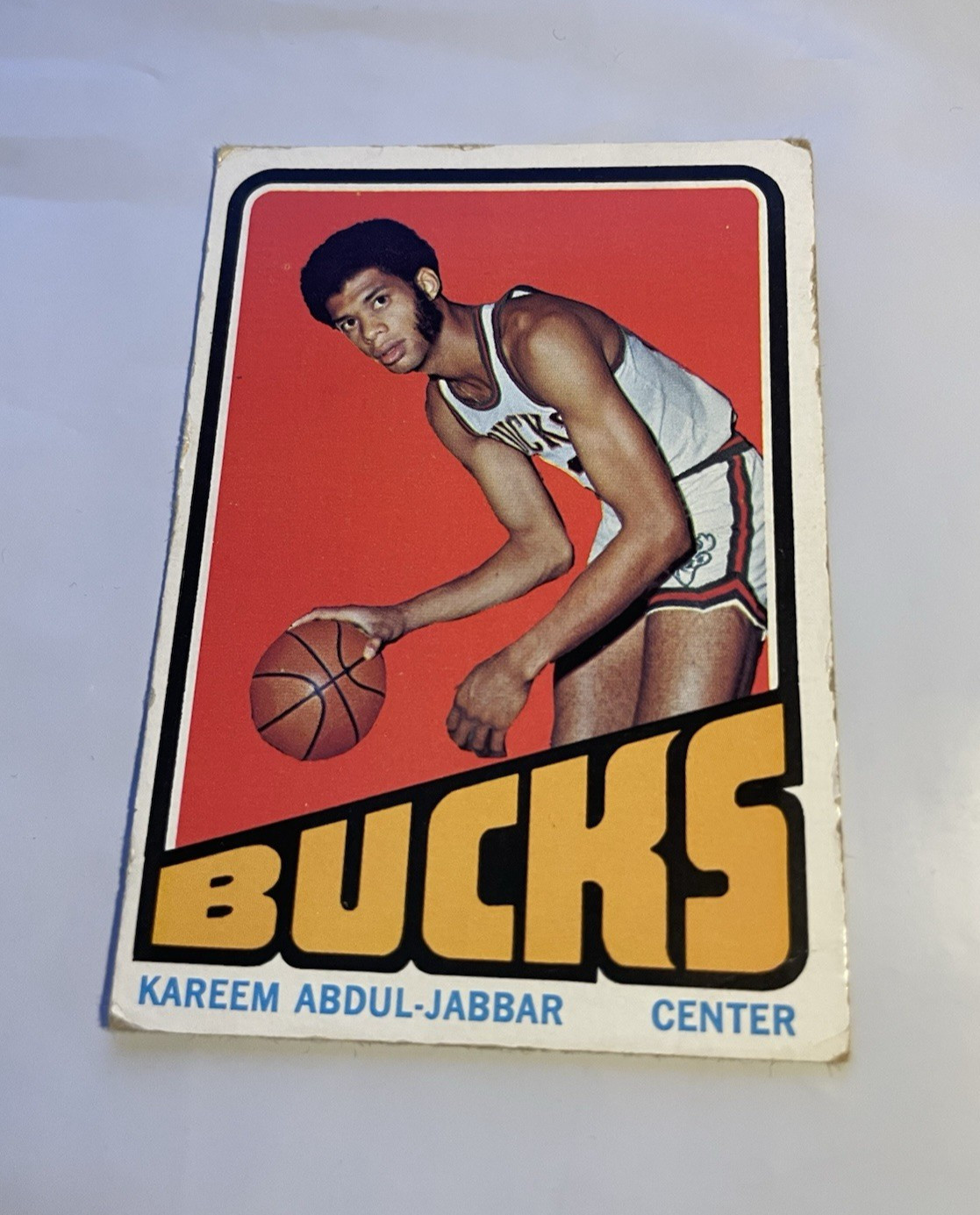 1972-73 Topps Kareem Abdul- Jabbar #100 Bucks 1972-73 Topps Kareem Abdul- Jabbar #100 Bucks