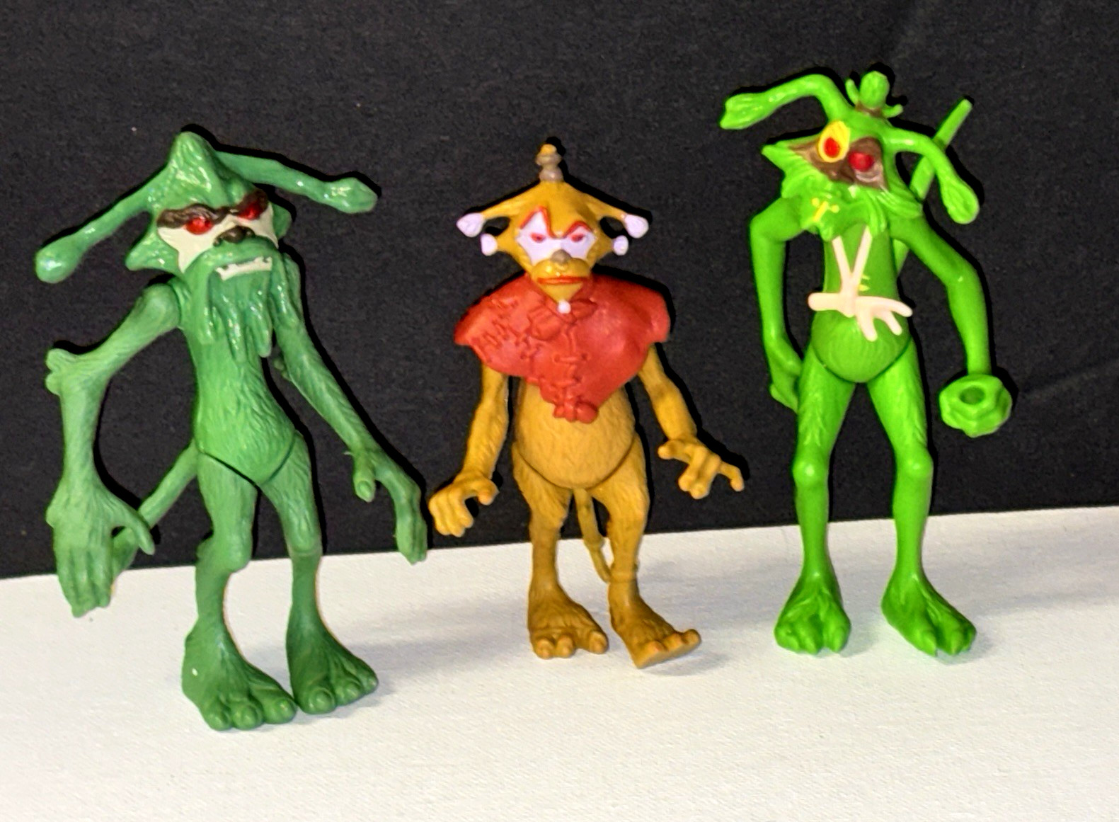 3-Kenner 1985 Star Wars Ewoks DULOK SHAMAN Dulok Scouts Action Figures VTG
