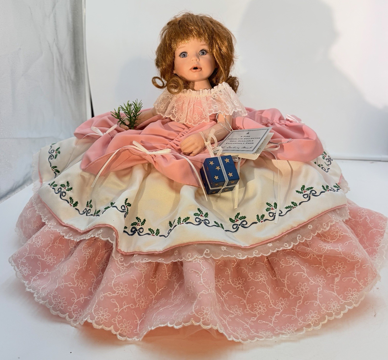 Danbury Mint Donna RuBert CHRISTMAS ANGEL Pillow Doll With Tag Danbury Mint Donna RuBert CHRISTMAS ANGEL Pillow Doll With Tag