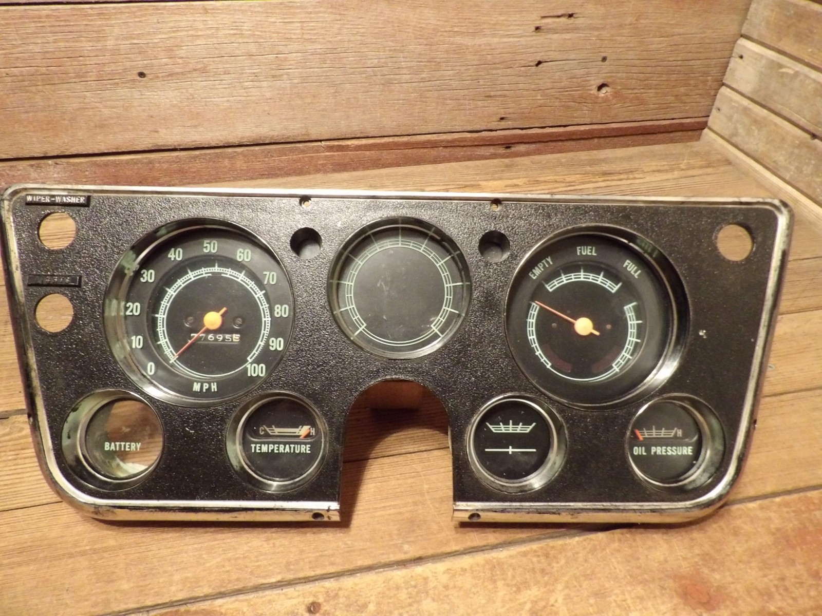 Vintage 1960-70's Chevrolet GMC Truck K 5 Blazer Instrument Dash Gauge Cluster Vintage 1960-70's Chevrolet GMC Truck K 5 Blazer Instrument Dash Gauge Cluster