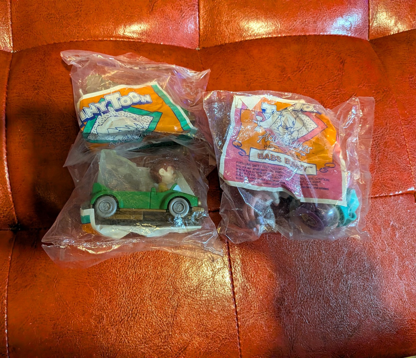 McDonald\'s Tiny Toon Happy Meal Toys Sealed in Bags 1991 Vintage McDonald\'s Tiny Toon Happy Meal Toys Sealed in Bags 1991 Vintage