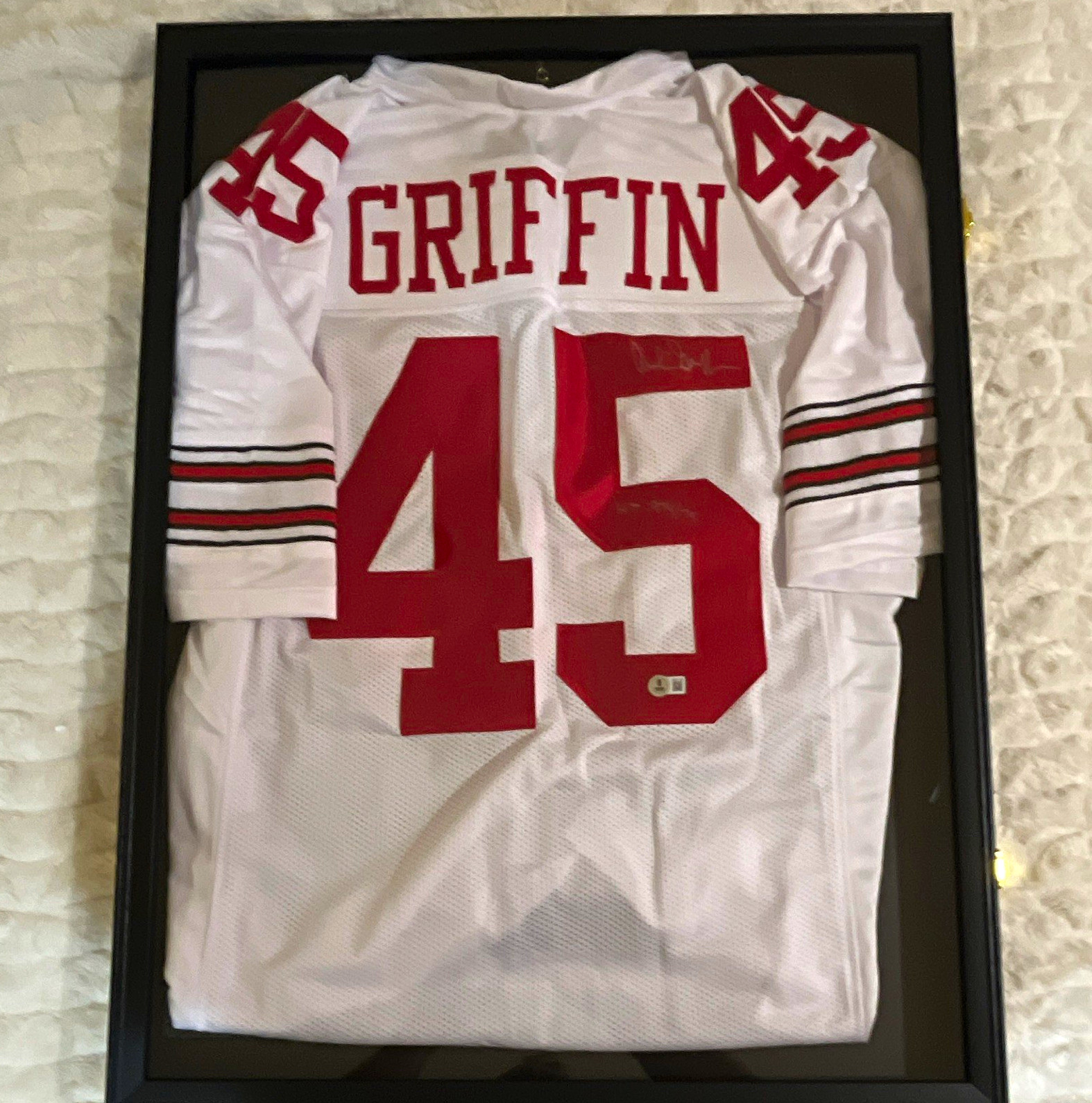 Archie Griffin Autograph Framed #45 Ohio State Buckeyes Heisman 1974 & 1975