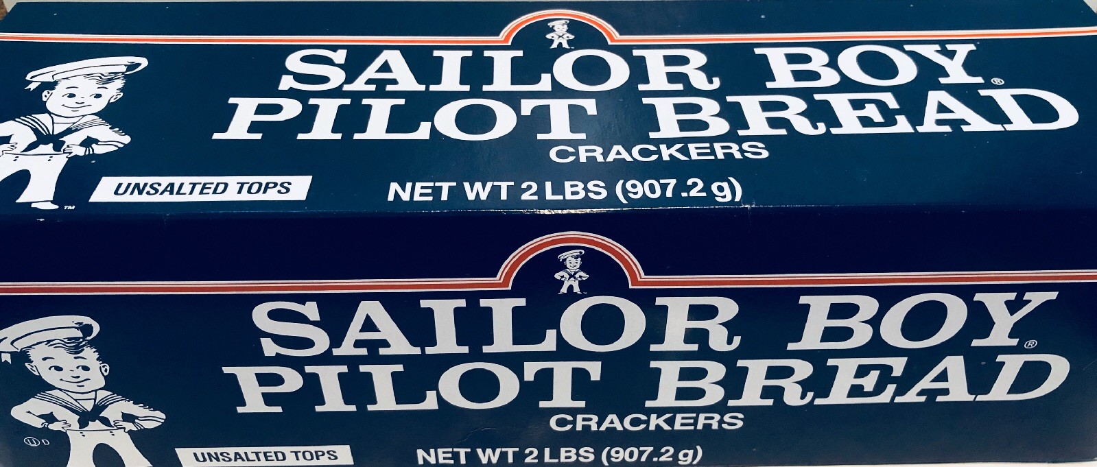 Sailor Boy Pilot Bread Crackers 1 - 2 Lb Box / 38-40 3.75