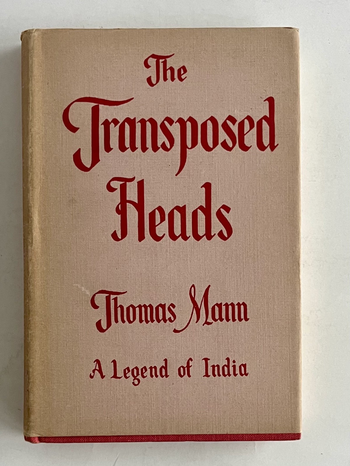 Thomas Mann- The Transposed Heads 1st UK EDT 1941 Secker & Warburg Unclipped DJ Thomas Mann- The Transposed Heads 1st UK EDT 1941 Secker & Warburg Unclipped DJ