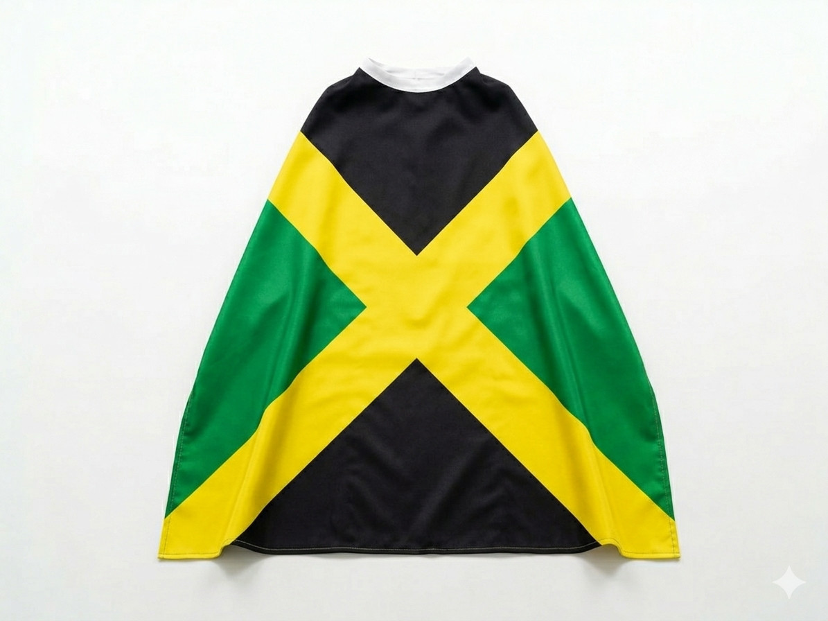 Jamaica Cape Cloak Flag World Cup New Jamaica Cape Cloak Flag World Cup New