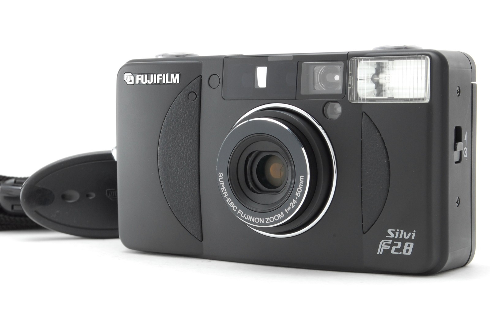 [Top MINT] Fujifilm Silvi F2.8 Black 35mm FilmCamera From JAPAN