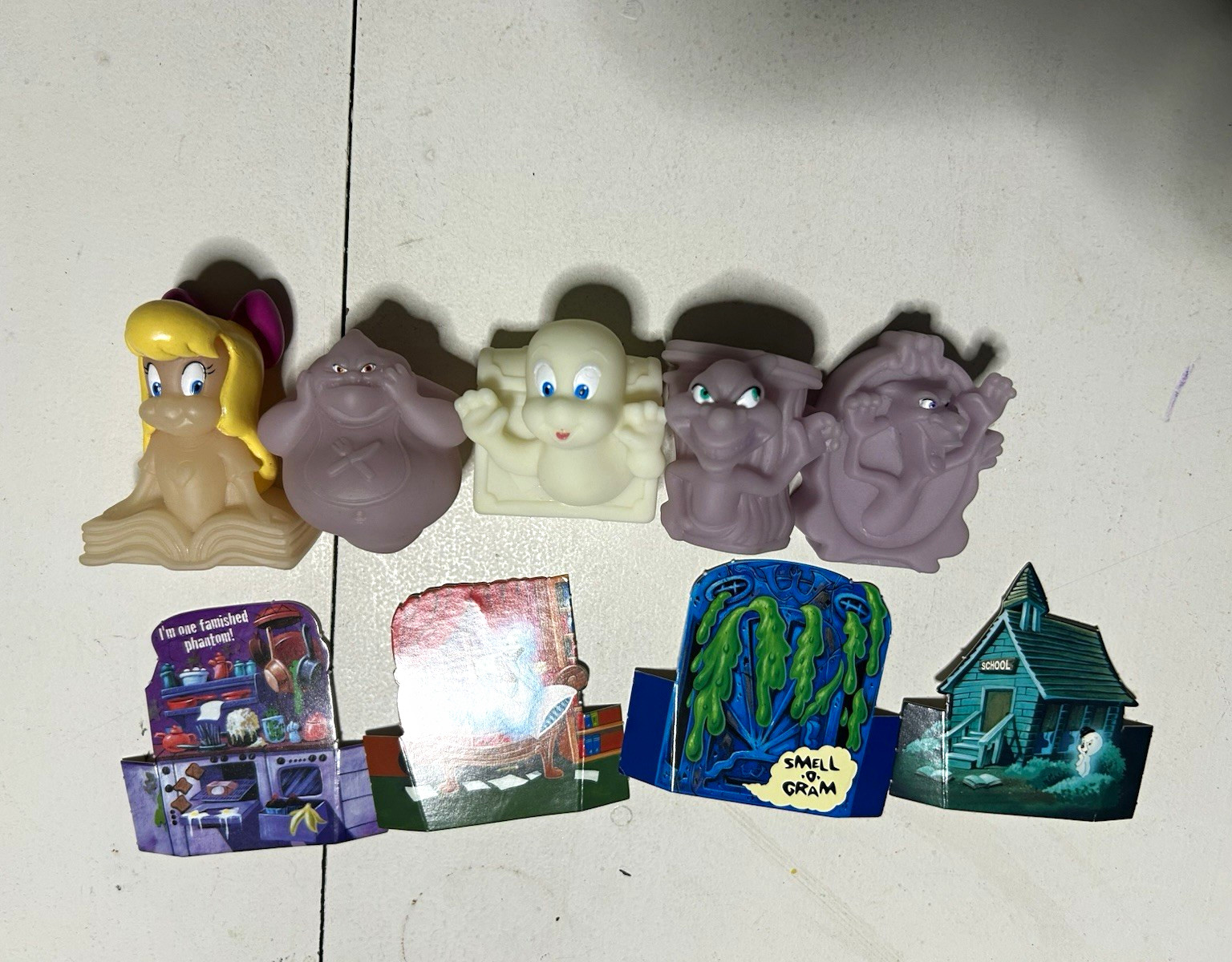 KFC Casper 1996 lot of 5 VINTAGE water squirter toys KFC Casper 1996 lot of 5 VINTAGE water squirter toys