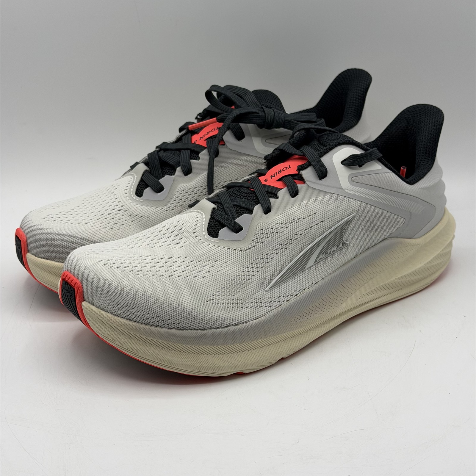 Altra Torin 8 AL0A85QE224 Mens Sz 8 Light Gray Road Running Mesh Zero-Drop Shoes Altra Torin 8 AL0A85QE224 Mens Sz 8 Light Gray Road Running Mesh Zero-Drop Shoes
