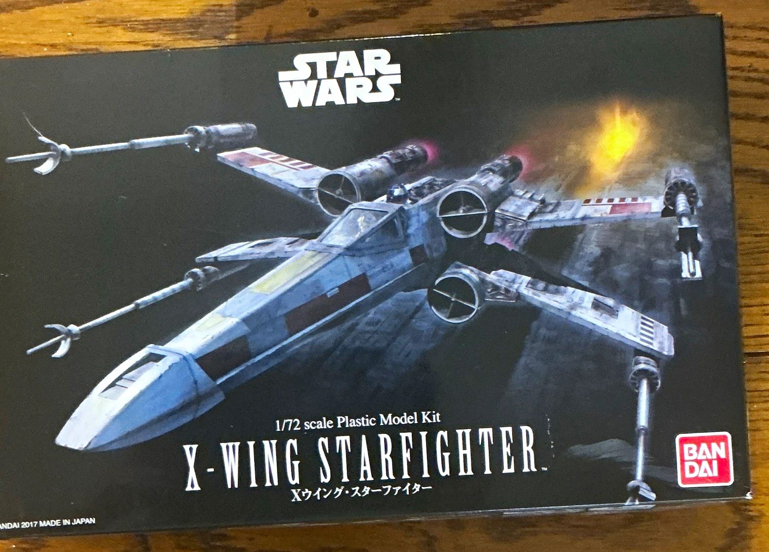 Bandai Star Wars X-Wing Starfighter 1:72 Plastic Model Kit Unassembled 2017 Bandai Star Wars X-Wing Starfighter 1:72 Plastic Model Kit Unassembled 2017