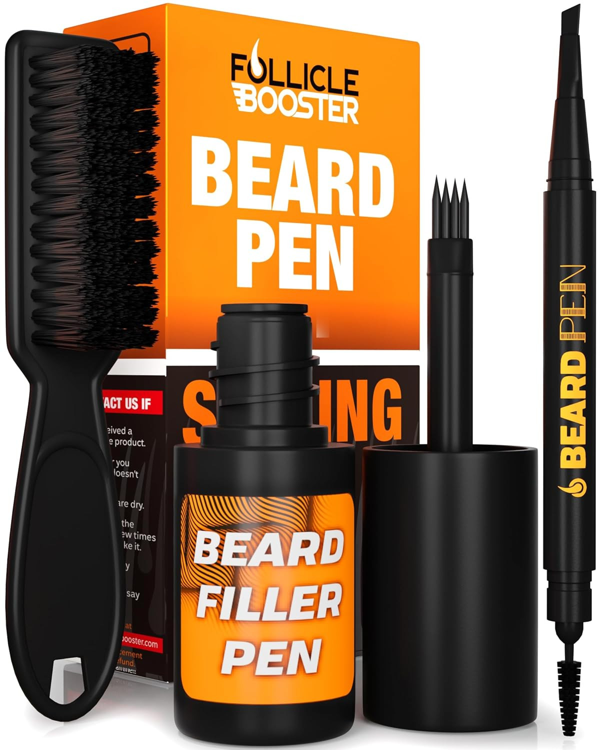 Kit de estilo para rellenar barba con bolígrafo para hombres: set 3 en 1 con ten Kit de estilo para rellenar barba con bolígrafo para hombres: set 3 en 1 con ten