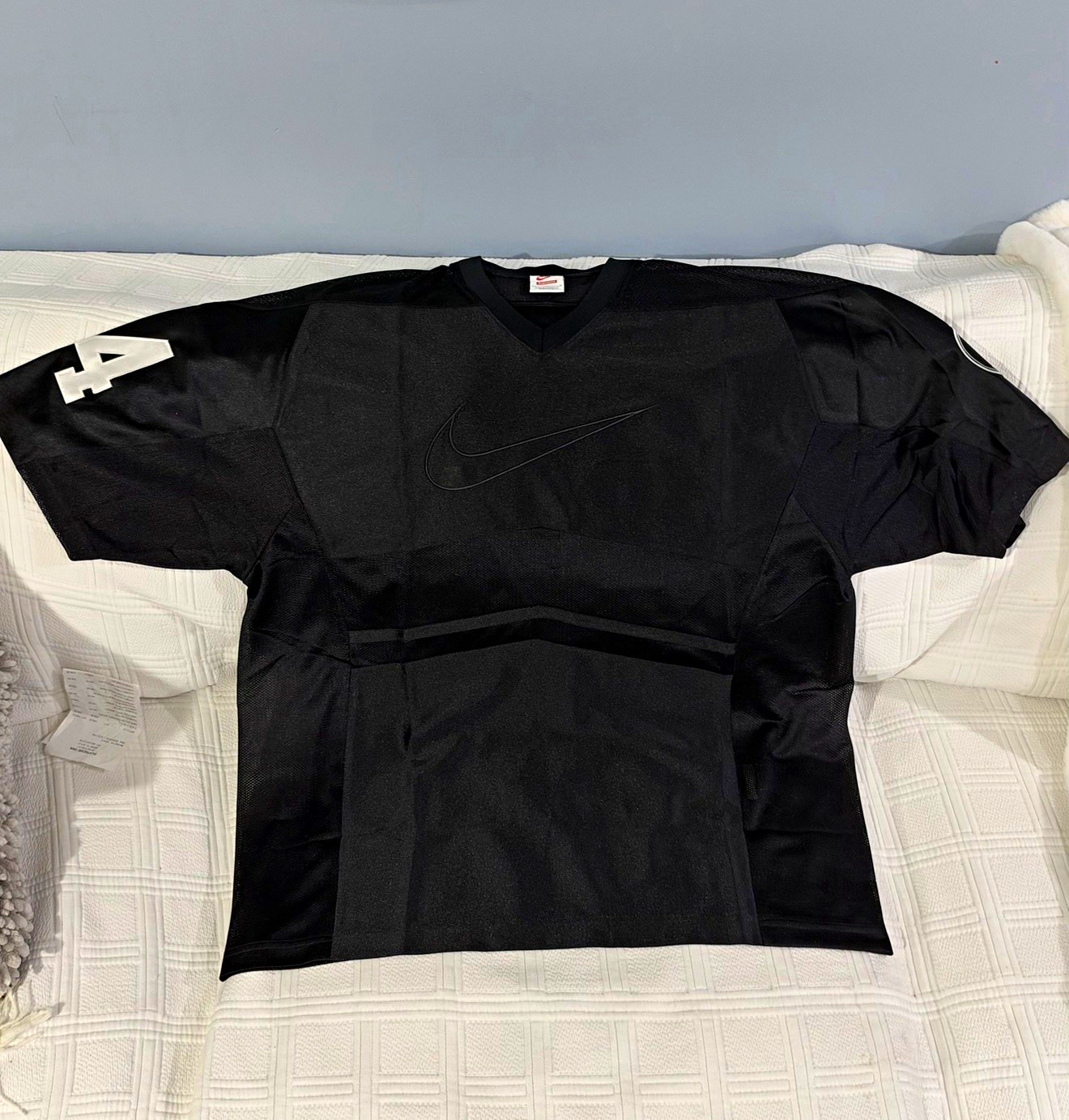 Supreme x Nike Football Jersey Black Size L Large FW26 Brand New