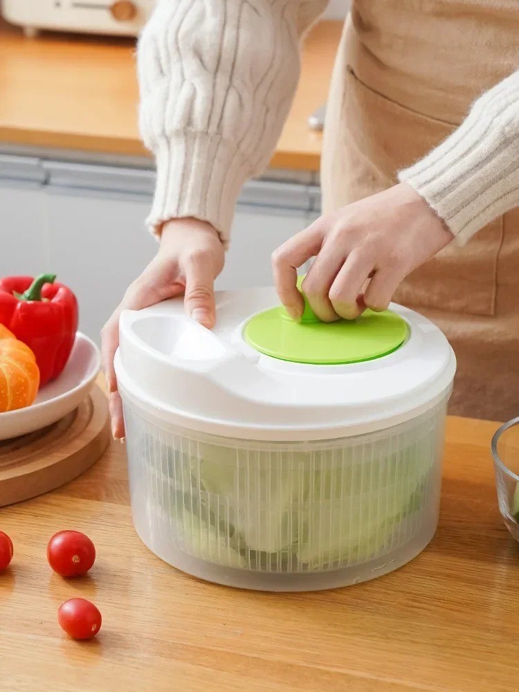 1pc Salad Spinner Lettuce Washer Dryer Strainer Crisper Kitchen Tool - NEW* 1pc Salad Spinner Lettuce Washer Dryer Strainer Crisper Kitchen Tool - NEW*