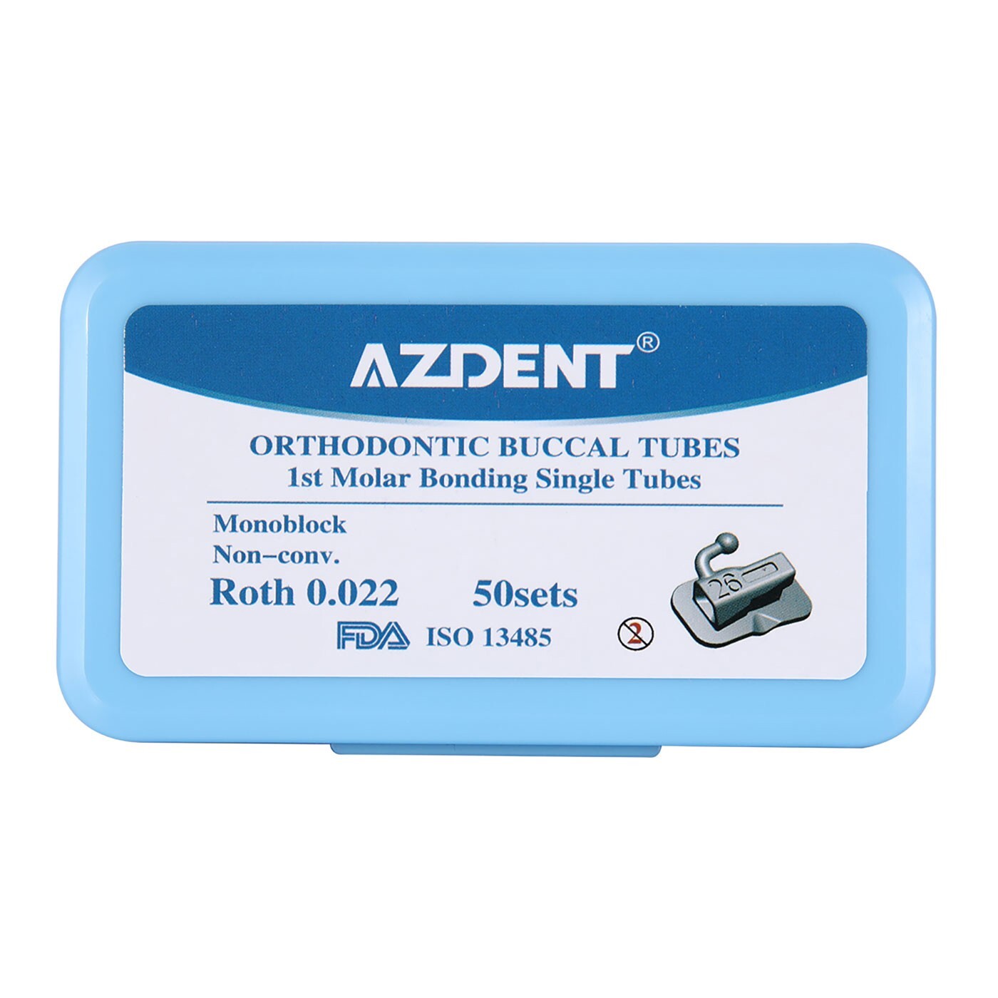 50Sets Dental Orthodontic Buccal Tubes MBT ROTH 022 1st 2nd Molar Monoblock 50Sets Dental Orthodontic Buccal Tubes MBT ROTH 022 1st 2nd Molar Monoblock
