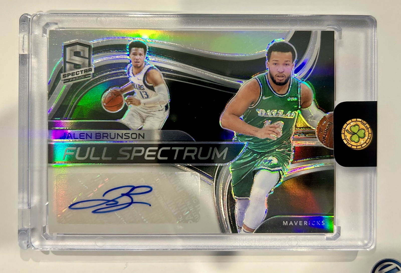 20/21Panini Spectra Full Spectrum Jalen Brunson Mavericks AUTO 02/49 + 6 Bonus