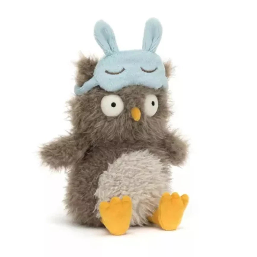 NWT Jellycat Audrey Hootsoftly Owl Plush Toy Soft Stuffed Animal Cute