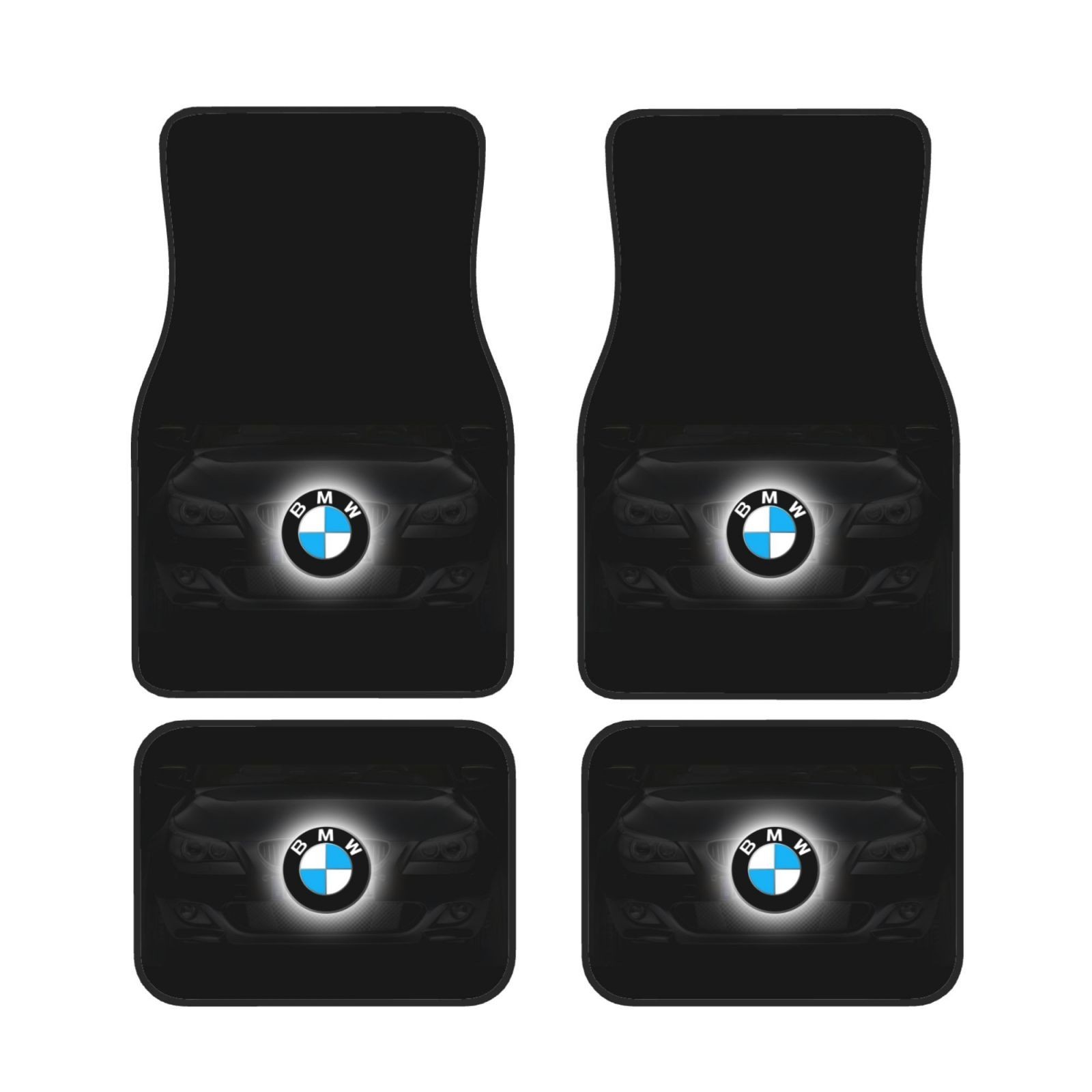 BMW 4PCS Universal Car Floor Mats Auto Carpets Interior Trim Accessories