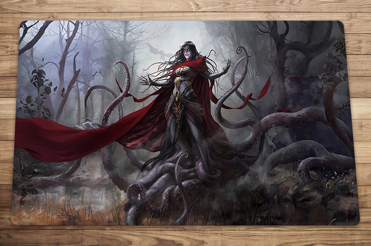 Geyadrone Dihada Trading Card Game MTG Playmat TCG CCG Mat Free Bag