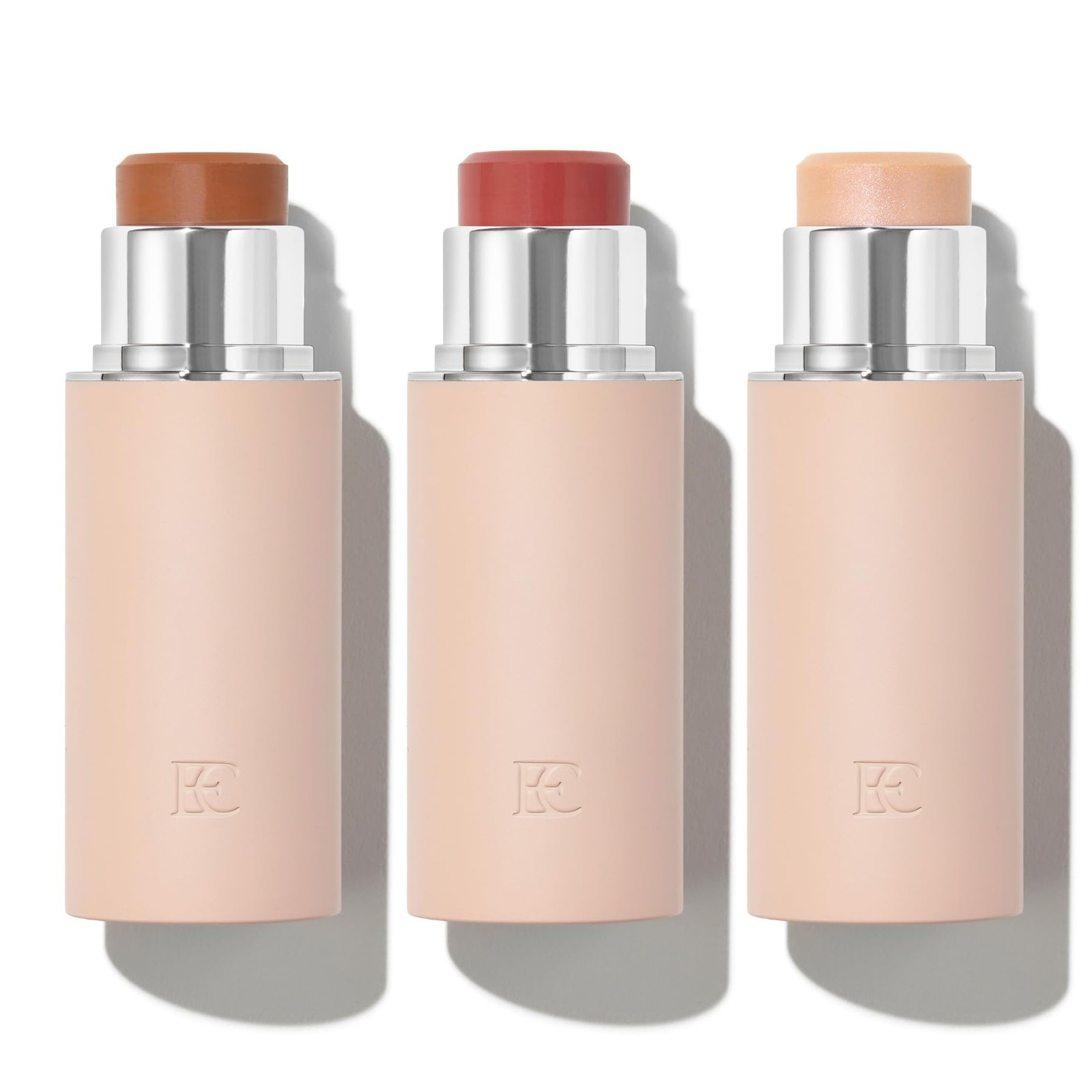EarthsCure Glow Trio - 3 Piece Set Bronzer, Blush, and Highlighter. Buildable...