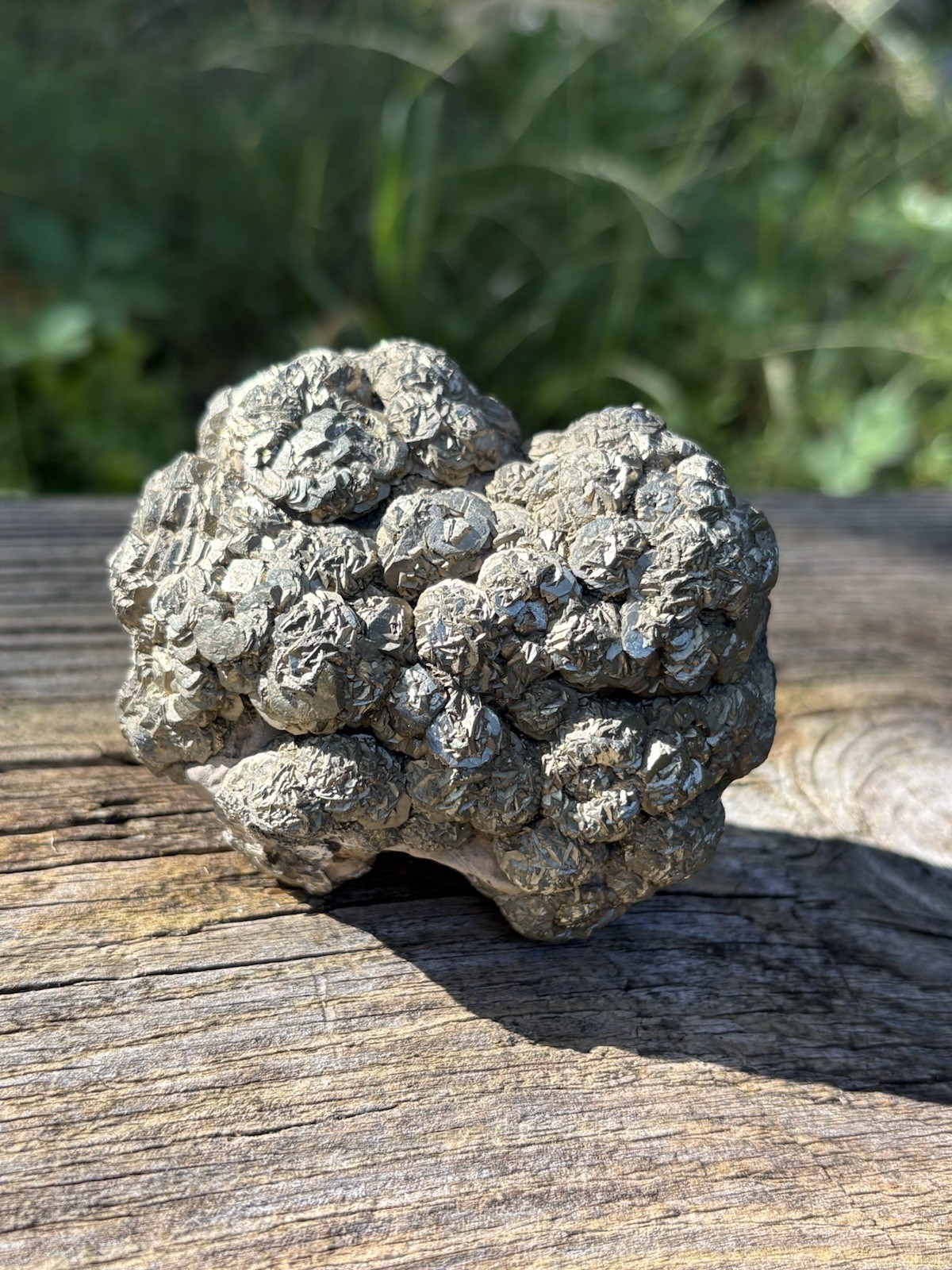Natural Marcasite Mineral Cluster- Beautiful 3.1” Iron Sulfide Marcasite Crystal