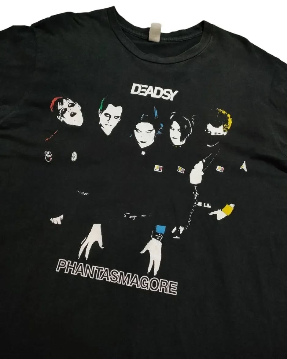 Vintage Deadsy Black Shirt Synth Metal Size S-5XL Tour Concert Band Reprint NEW