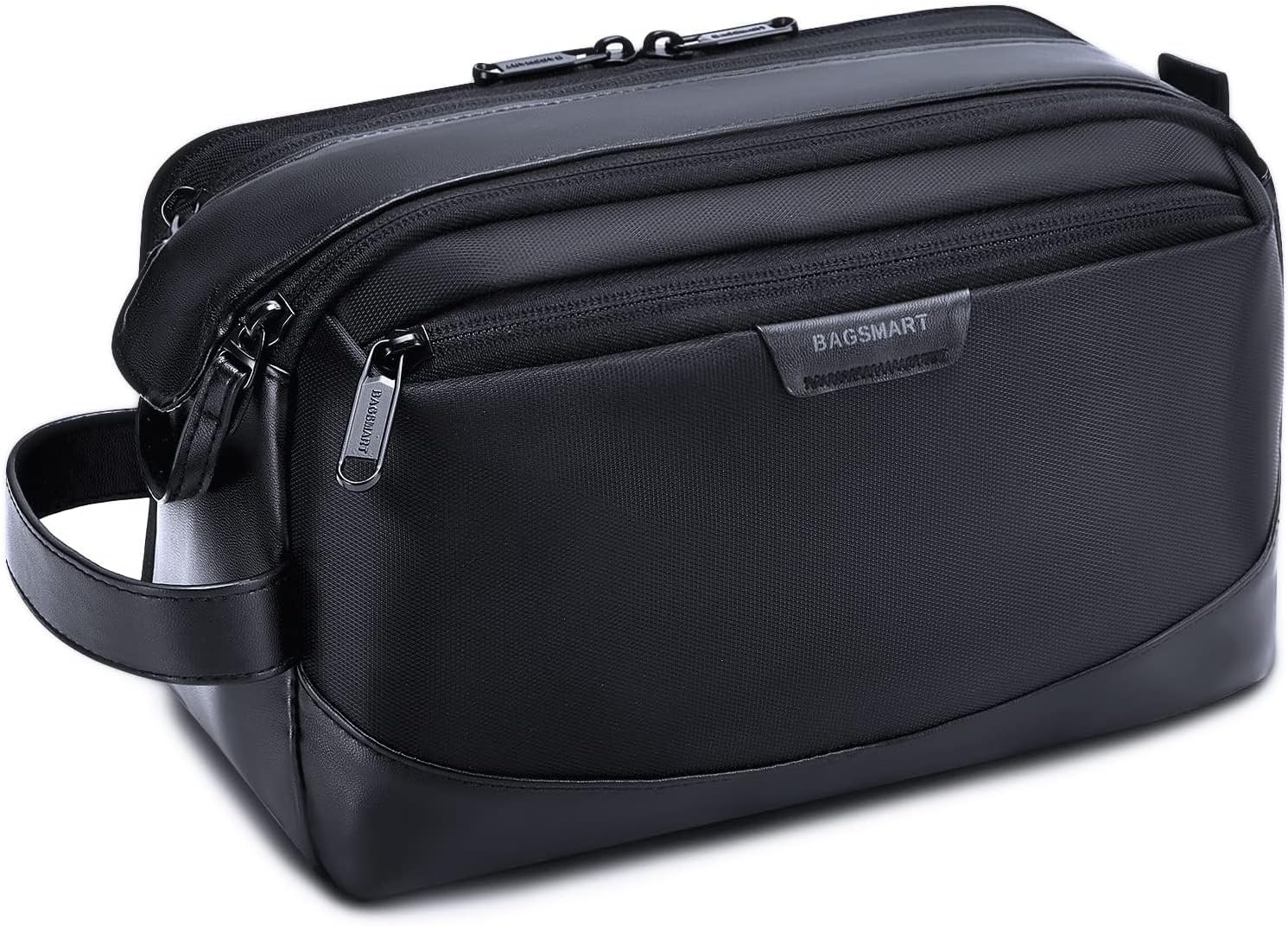 Dopp Kit Water-resistant Shaving Bag for Toiletries Accessories - Black, Large Dopp Kit Water-resistant Shaving Bag for Toiletries Accessories - Black, Large