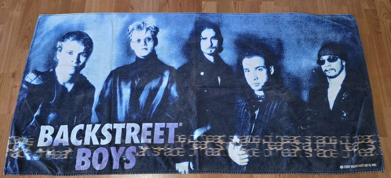 Vintage 2000 Backstreet Boys Beach Towel Y2K Boy Band Music Memorabilia Rare Vintage 2000 Backstreet Boys Beach Towel Y2K Boy Band Music Memorabilia Rare