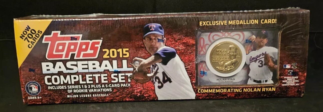 2015 TOPPS COMPLETE SET SERIES 1 & 2 BASEBALL MLB FACTORY SEALED NOLAN RYAN