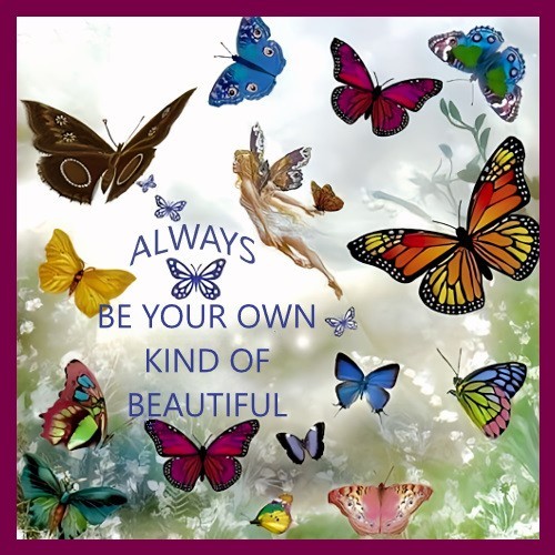 Always Be Your Own Kind Of Beautiful Butterflies Refrigerator Fridge MAGNET