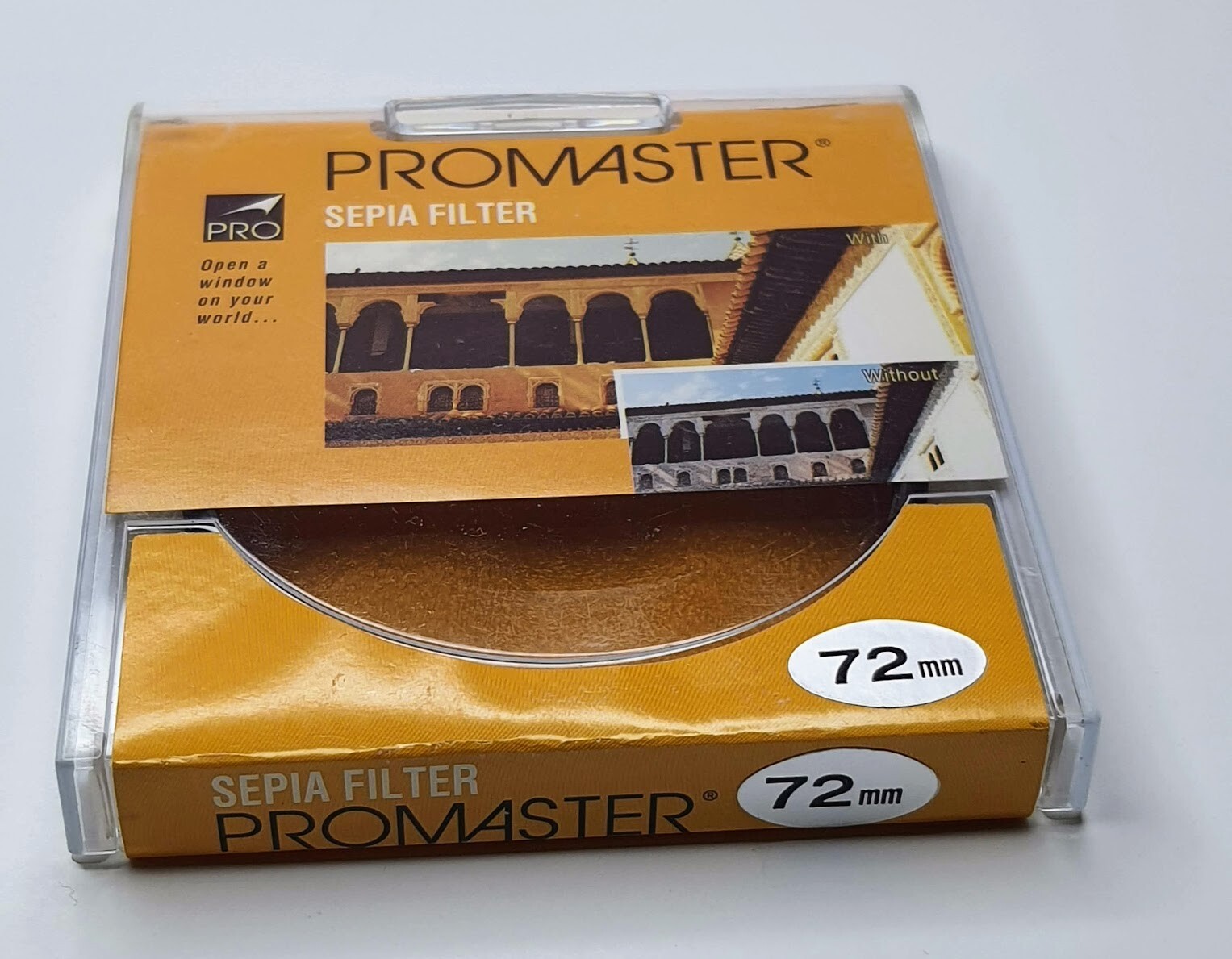 Pro 72mm Special Effect Sepia Lens Filter Old Tyme For Film Digital Black White