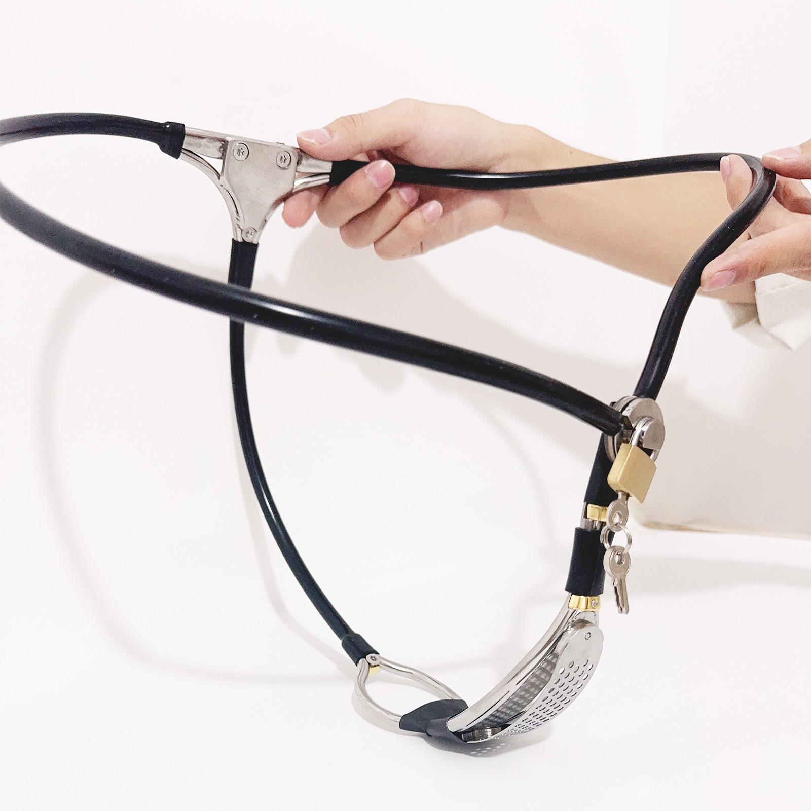 Stainless Steel Chastity Belt Invisible Lockable Adjustable Pants For Female Stainless Steel Chastity Belt Invisible Lockable Adjustable Pants For Female