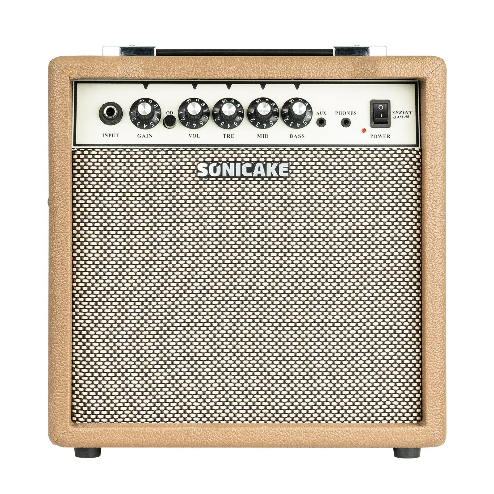 SONICAKE Electric Guitar Amplifier with Dual-Channel 3-Band EQ Compact Practice SONICAKE Electric Guitar Amplifier with Dual-Channel 3-Band EQ Compact Practice