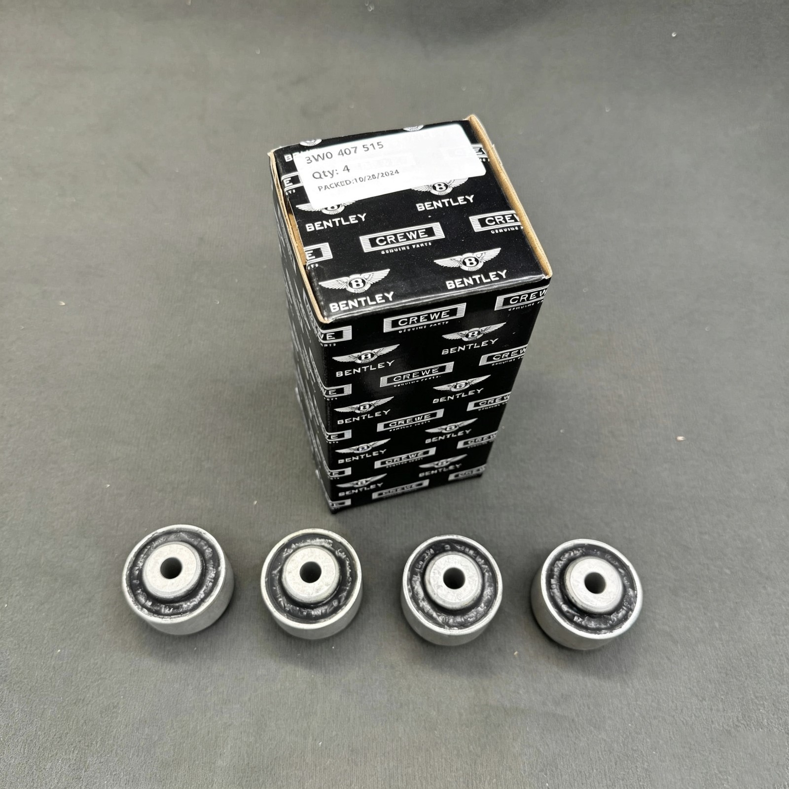 4×Upper Control Arm Bush 3W0407515 For Bentley Continental Gt, Gtc & Flying Spur