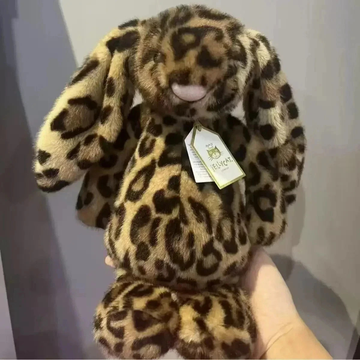 Jellycat Cobblehop Leopard Bunny Plush Toy Doll Soft Stuffed Gifts  New