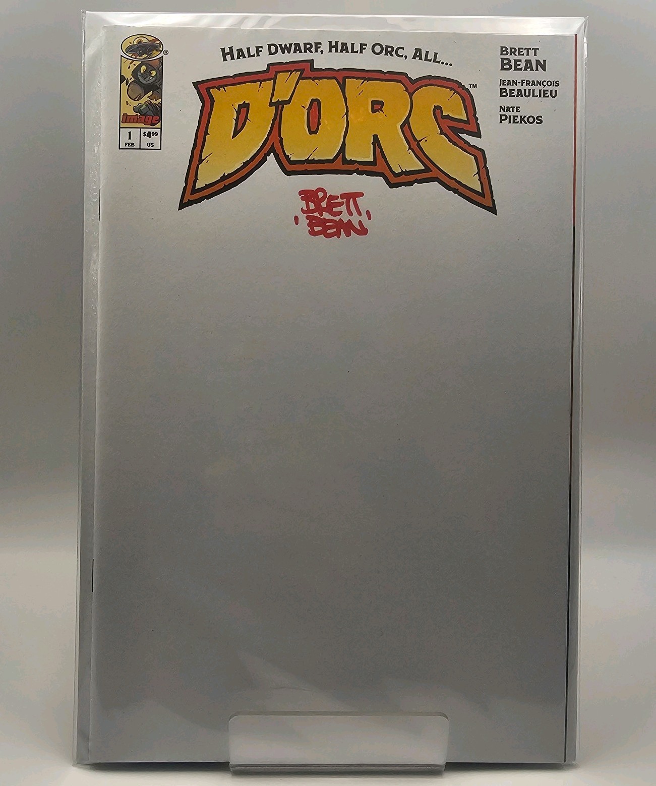 D'ORC #1 F - Brett Bean 1st Print Blank Sketch Variant Signed By Brett Bean D'ORC #1 F - Brett Bean 1st Print Blank Sketch Variant Signed By Brett Bean