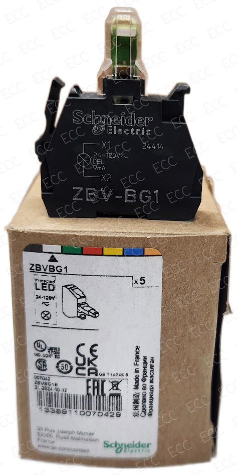 New Schneider Electric ZBV-BG1 * LED Light Module New Schneider Electric ZBV-BG1 * LED Light Module