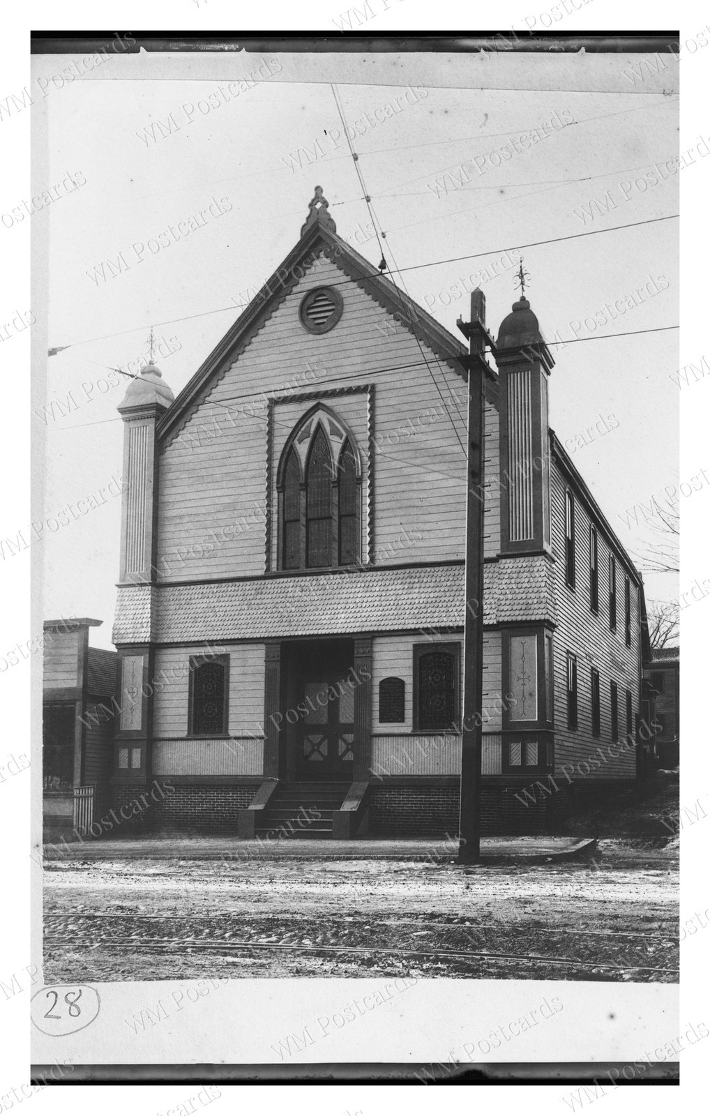 Salem Massachusetts 1890 Advent Christian Church Gothic Standard Postcard Salem Massachusetts 1890 Advent Christian Church Gothic Standard Postcard