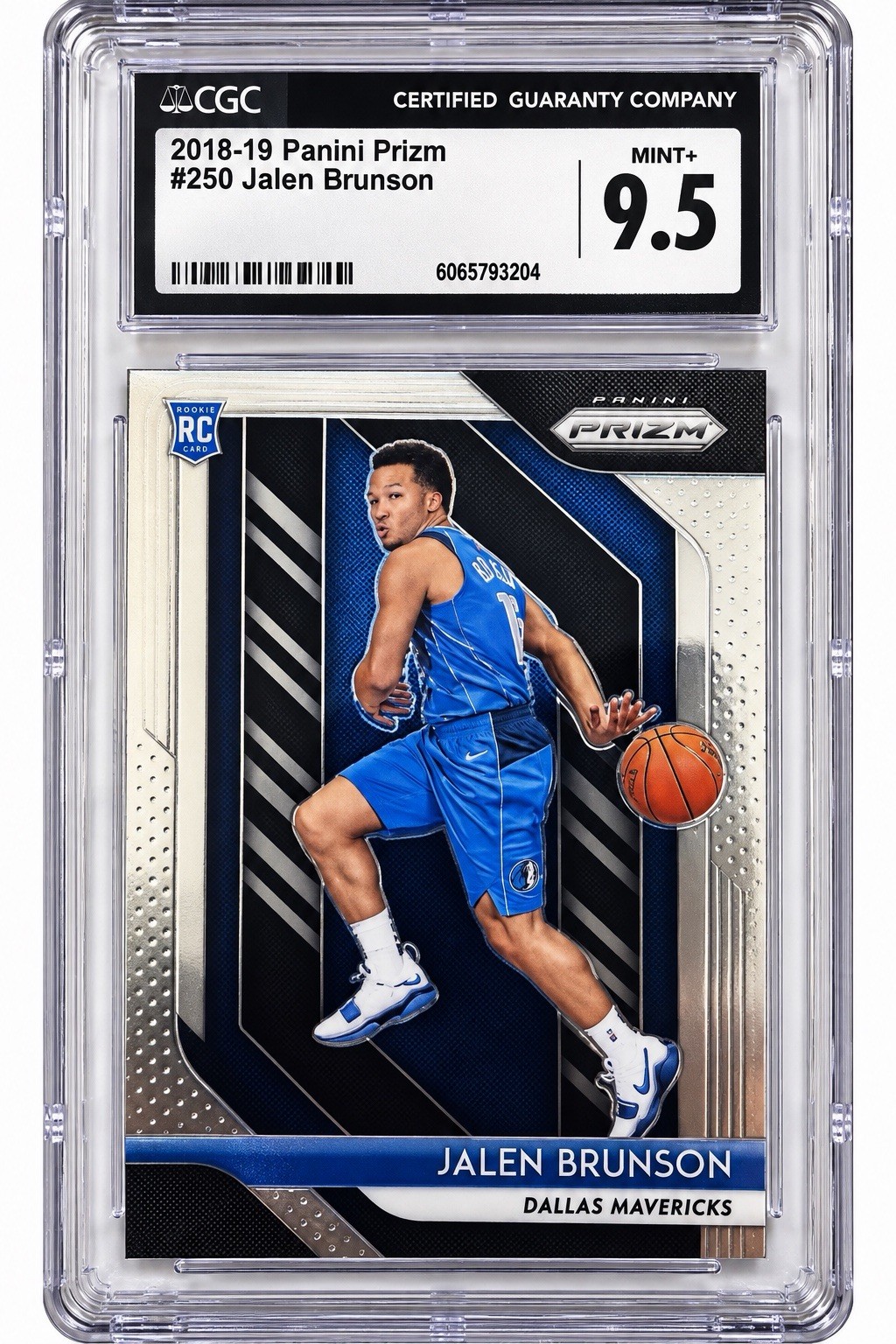 Panini 2018-19 Prizm Jalen Brunson #250 Green Prizm Rookie RC Mavericks Panini 2018-19 Prizm Jalen Brunson #250 Green Prizm Rookie RC Mavericks