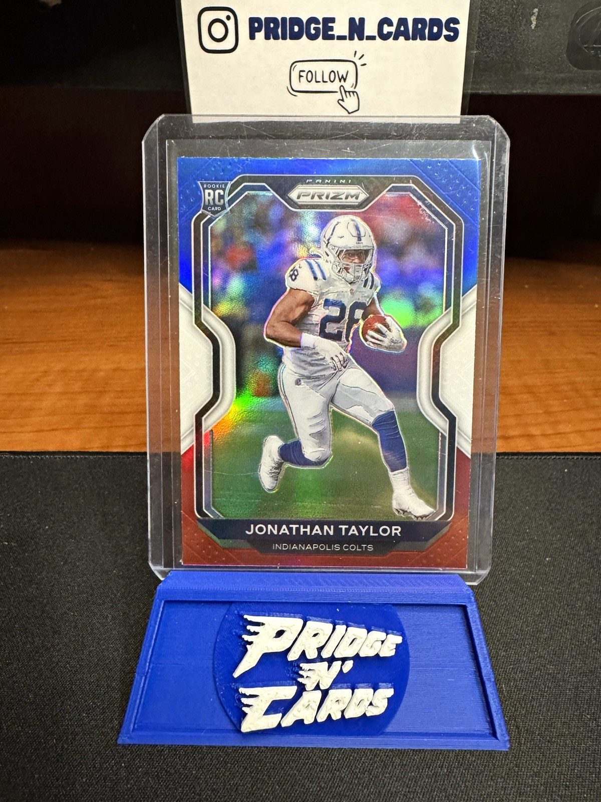 2020 Panini Prizm Football Jonathan Taylor #332 Red White & Blue Prizm (RC) 2020 Panini Prizm Football Jonathan Taylor #332 Red White & Blue Prizm (RC)