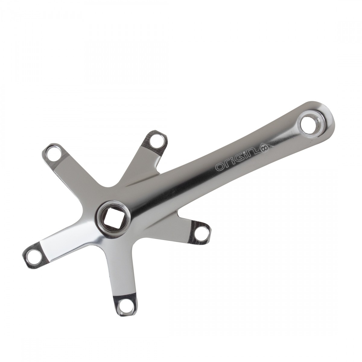 Origin8 Alloy Triple Crank Arm Set 155mm Aluminum 113.5mm JIS Square Taper