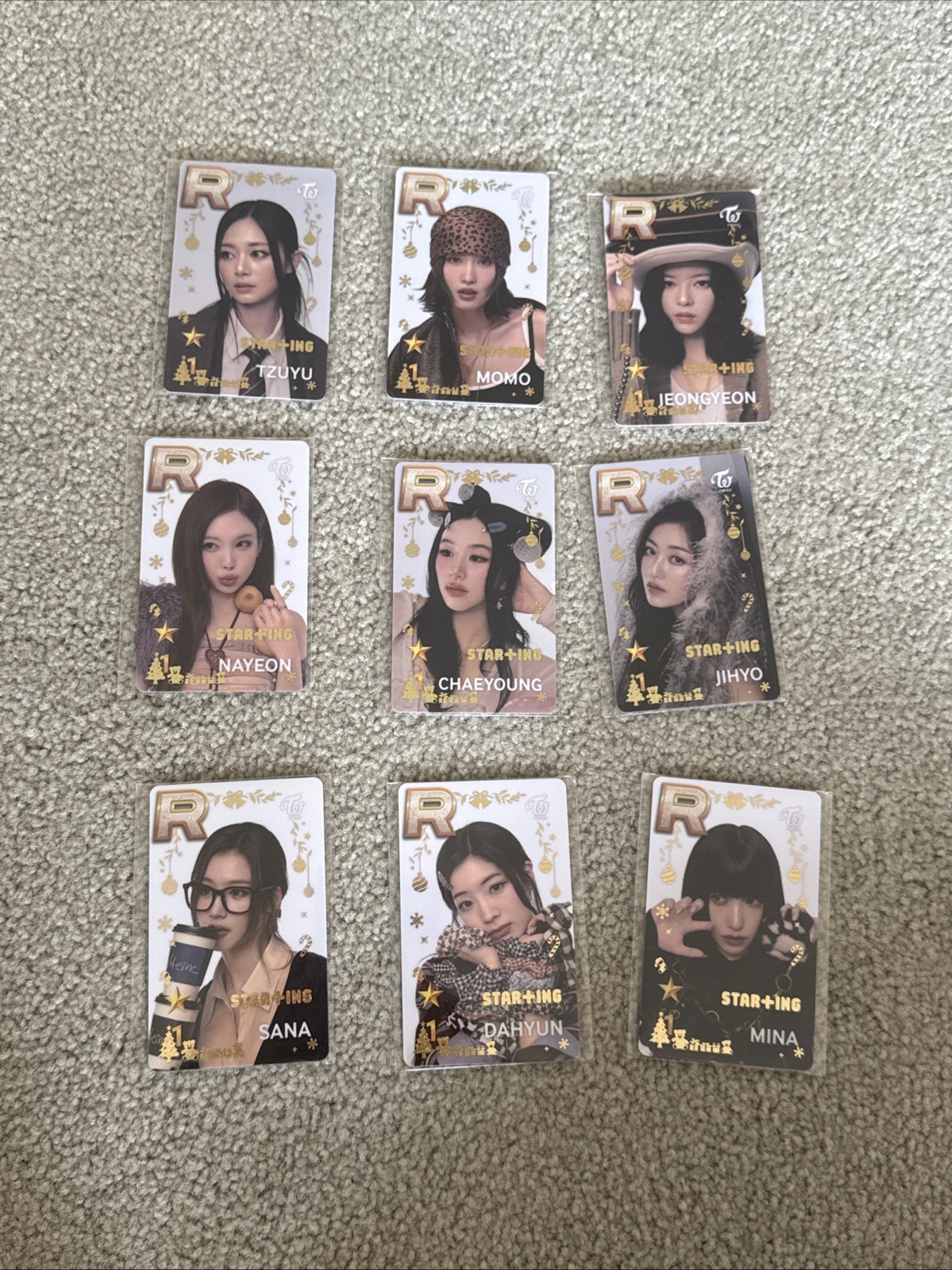 Twice Full 9 Pc Photocard Set Twice Full 9 Pc Photocard Set