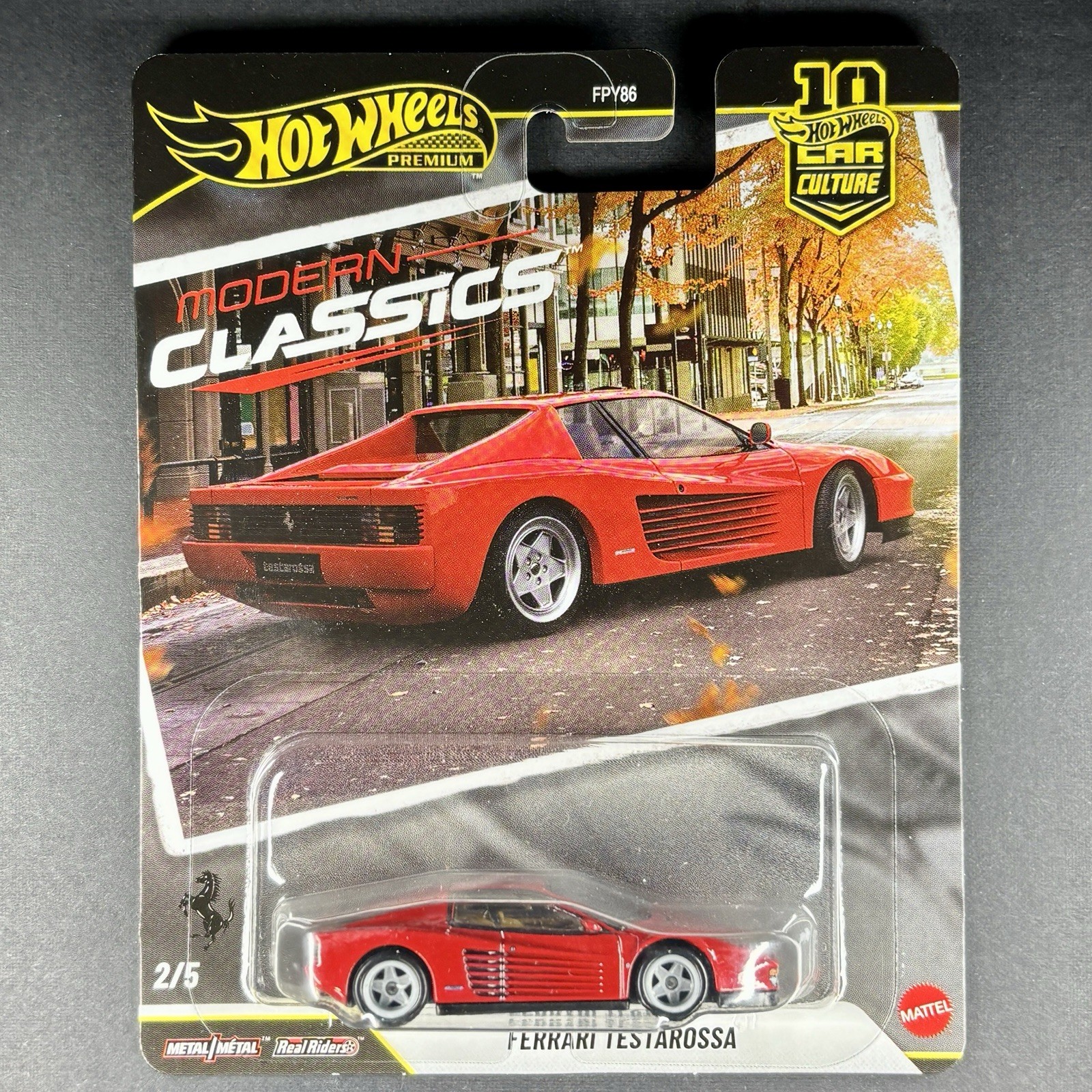 Hot Wheels 2026 Premium Car Culture Modern Classics Ferrari Testarossa Hot Wheels 2026 Premium Car Culture Modern Classics Ferrari Testarossa