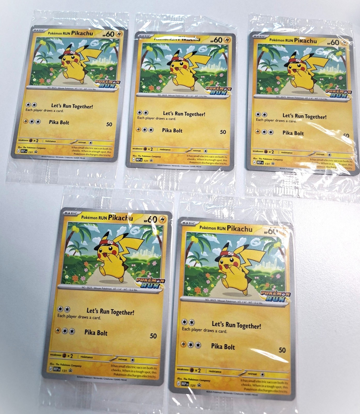 Pokemon Run Pikachu MEP 131 Stamped Asia Exclusive 30th Anivsry Promo - PRESALE Pokemon Run Pikachu MEP 131 Stamped Asia Exclusive 30th Anivsry Promo - PRESALE