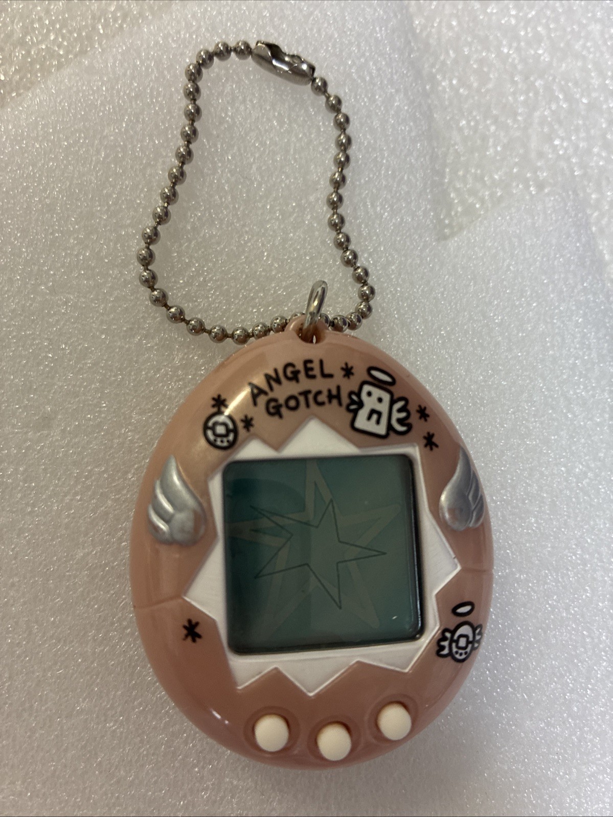 Bandai Angelgotchi Tamagotchi Pink Vintage Virtual Pet 1997 Japan