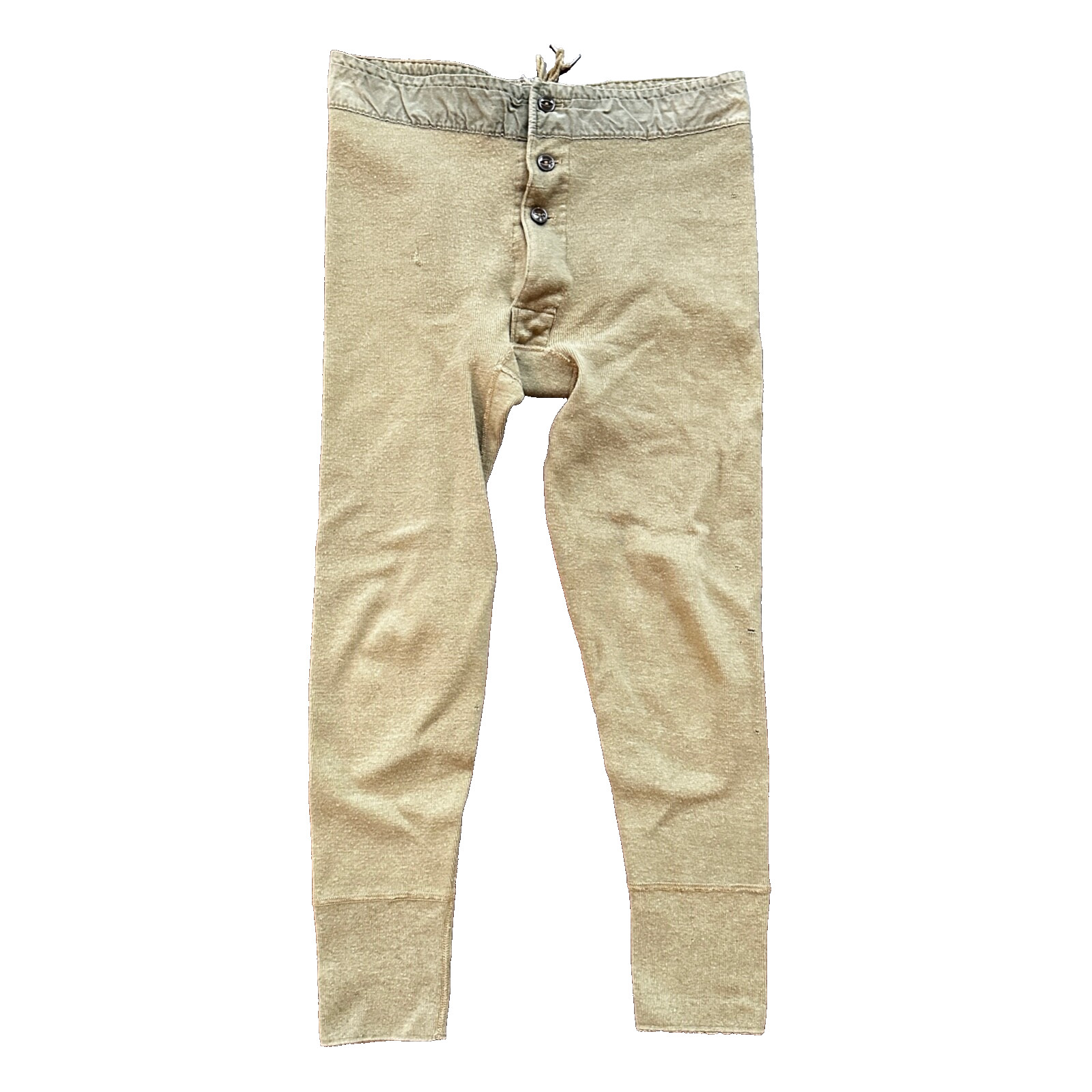 VTG WWII US Military Thermal Wool Pants Joggers Sweatpants 1940s USN Green VTG WWII US Military Thermal Wool Pants Joggers Sweatpants 1940s USN Green